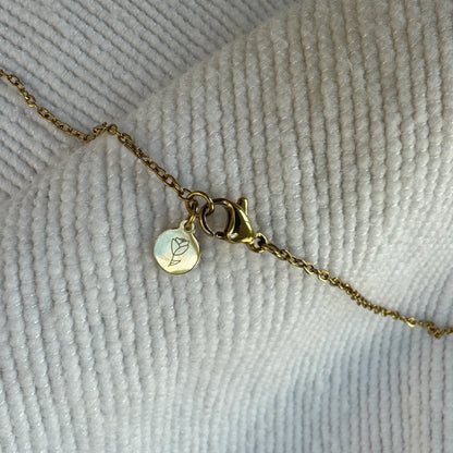 Gold plated Jessica Rose necklace clasp