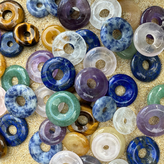 Additional crystal doughnuts for huggie earrings