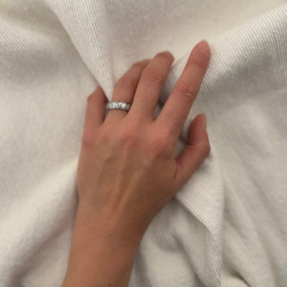 Tarot Style Hand and Sun Ring